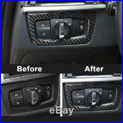 For BMW 3 Series F30 Carbon Fiber Trim Sticker Interior Decoration Decal Set