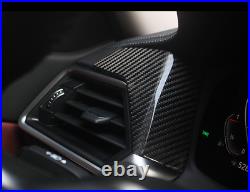 For BMW 3 Series G20 G28 2020+ Real Carbon Car Interior Panel Cover Trims 9PCS