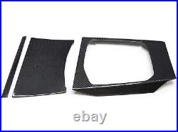 For BMW 3 Series G20 LHD 8X Interior Trims Console Panel Cover Real Carbon Fiber