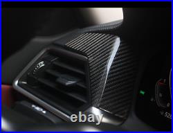 For BMW 3 Series G20 LHD 8X Interior Trims Console Panel Cover Real Carbon Fiber