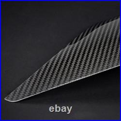 For BMW F30 F31 F32 F33 F34 F36 Console Dashboard Strip Trim Cover Carbon Fiber