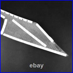 For BMW F30 F31 F32 F33 F34 F36 Console Dashboard Strip Trim Cover Carbon Fiber