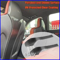 For BMW F80 M3 F82 F83 M4 Interior Seat Back Trim Cover Real Carbon Fiber 2PCS For BMW F80 M3 F82 F83 M4 Interior Seat Back Trim Cover Real Carbon Fiber 2PCS