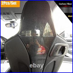 For BMW F80 M3 F82 F83 M4 Interior Seat Back Trim Cover Real Carbon Fiber 2PCS For BMW F80 M3 F82 F83 M4 Interior Seat Back Trim Cover Real Carbon Fiber 2PCS