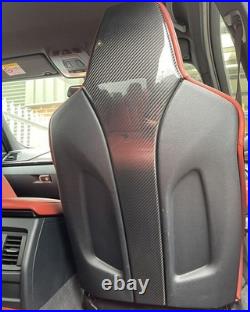 For BMW F80 M3 F82 F83 M4 Interior Seat Back Trim Cover Real Carbon Fiber 2PCS For BMW F80 M3 F82 F83 M4 Interior Seat Back Trim Cover Real Carbon Fiber 2PCS