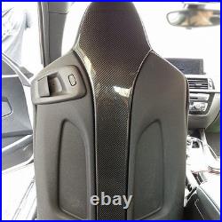 For BMW F80 M3 F82 F83 M4 Interior Seat Back Trim Cover Real Carbon Fiber 2PCS For BMW F80 M3 F82 F83 M4 Interior Seat Back Trim Cover Real Carbon Fiber 2PCS