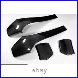 For BMW F80 M3 F82 F83 M4 Interior Seat Back Trim Cover Real Carbon Fiber 4x For BMW F80 M3 F82 F83 M4 Interior Seat Back Trim Cover Real Carbon Fiber 4x