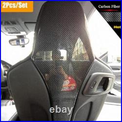 For BMW F80 M3 F82 F83 M4 Interior Seat Back Trim Cover Real Carbon Fiber 4x For BMW F80 M3 F82 F83 M4 Interior Seat Back Trim Cover Real Carbon Fiber 4x