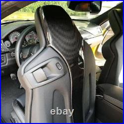 For BMW F80 M3 F82 F83 M4 Interior Seat Back Trim Cover Real Carbon Fiber 4x For BMW F80 M3 F82 F83 M4 Interior Seat Back Trim Cover Real Carbon Fiber 4x