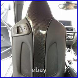 For BMW F80 M3 F82 F83 M4 Interior Seat Back Trim Cover Real Carbon Fiber 4x For BMW F80 M3 F82 F83 M4 Interior Seat Back Trim Cover Real Carbon Fiber 4x