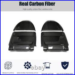 For BMW F90 M5 F95 X5M F96 X6M Dry Carbon Fiber Interior Seat Back Cover Trims