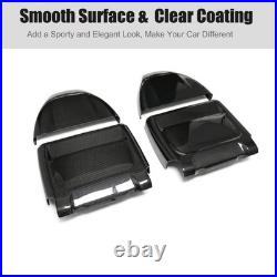 For BMW F90 M5 F95 X5M F96 X6M Dry Carbon Fiber Interior Seat Back Cover Trims