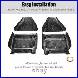 For BMW F90 M5 F95 X5M F96 X6M Dry Carbon Fiber Interior Seat Back Cover Trims