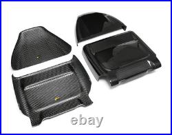 For BMW F90 M5 F95 X5M F96 X6M Dry Carbon Fiber Interior Seat Back Cover Trims