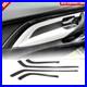 For BMW M4 F82 F83 Dry Carbon Fiber Interior Car Door Panel Decorative Trim Sets
