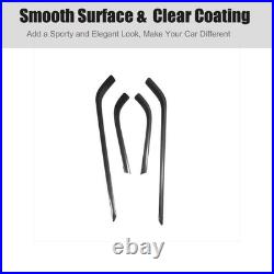 For BMW M4 F82 F83 Dry Carbon Fiber Interior Car Door Panel Decorative Trim Sets