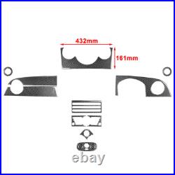 For BMW Mini Cooper R50 R53 2005-06 Interior Accessories Kit 13Pcs Carbon Fiber For BMW Mini Cooper R50 R53 2005-06 Interior Accessories Kit 13Pcs Carbon Fiber
