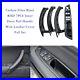 For BMW X5 X6 E70/71/72 RHD 7PCS Carbon Fiber Interior Pull Handle&Leather Cover