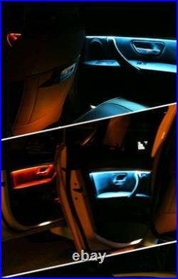For BMW f30/f31 4PCS LED Ambient Light Bar Interior Door Panel Lamp Carbon Fiber
