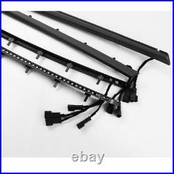 For BMW f30/f31 4PCS LED Ambient Light Bar Interior Door Panel Lamp Carbon Fiber