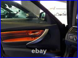 For BMW f30/f31 4PCS LED Ambient Light Bar Interior Door Panel Lamp Carbon Fiber