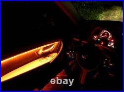 For BMW f30/f31 4PCS LED Ambient Light Bar Interior Door Panel Lamp Carbon Fiber