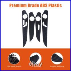 For Benz C GLC Class W205 X253 14-20 Interior Door Panel Cover Carbon Fiber Trim