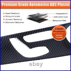 For Benz C GLC Class W205 X253 14-20 Interior Door Panel Cover Carbon Fiber Trim