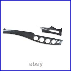 For Benz E Class W213 2016-23 RHD Center Console Dashboard Trim ABS Carbon fiber