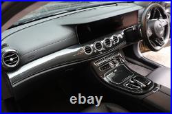 For Benz E Class W213 2016-23 RHD Center Console Dashboard Trim ABS Carbon fiber