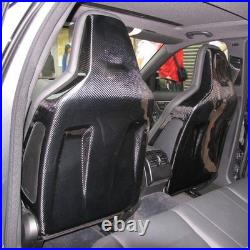 For Benz W204 C63 AMG 2008-2012 1 Pair Real Carbon Fiber Seat Back Trim Covers