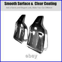 For Benz W204 C63 AMG 2008-2012 1 Pair Real Carbon Fiber Seat Back Trim Covers