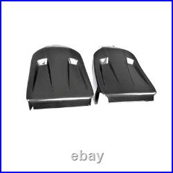 For Benz W204 C63 AMG 2008-2012 1 Pair Real Carbon Fiber Seat Back Trim Covers