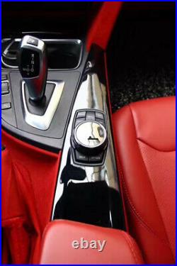 For Bmw F30 F31 F34 M Performance Gloss Black Red Sport Interior Trim Lhd