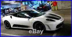 For Ferrari430 HM Style Carbon Fiber Front Lip Diffuser Side Skirt Body Kit