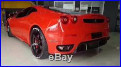 For Ferrari430 HM Style Carbon Fiber Front Lip Diffuser Side Skirt Body Kit