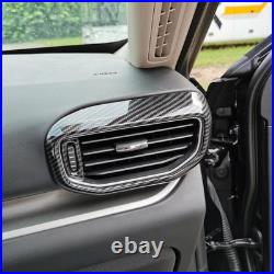 For Ford Explorer 2020-2022 Carbon Fiber Interior Car Accessories Trim Cover Kit