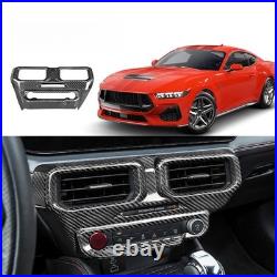 For Ford Mustang 24 True Dry Carbon Fiber Central Control Interior Decoration For Ford Mustang 24 True Dry Carbon Fiber Central Control Interior Decoration