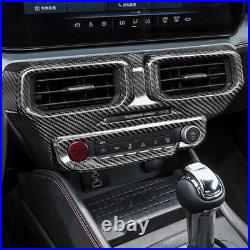 For Ford Mustang 24 True Dry Carbon Fiber Central Control Interior Decoration For Ford Mustang 24 True Dry Carbon Fiber Central Control Interior Decoration