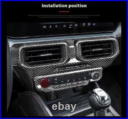 For Ford Mustang 24 True Dry Carbon Fiber Central Control Interior Decoration For Ford Mustang 24 True Dry Carbon Fiber Central Control Interior Decoration