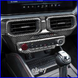For Ford Mustang 24 True Dry Carbon Fiber Central Control Interior Decoration For Ford Mustang 24 True Dry Carbon Fiber Central Control Interior Decoration
