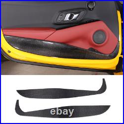 For GR Supra 2020-2023 Carbon Fiber Interior Door Anti-Kick Panel Trim sticker