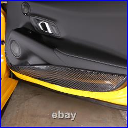 For GR Supra 2020-2023 Carbon Fiber Interior Door Anti-Kick Panel Trim sticker