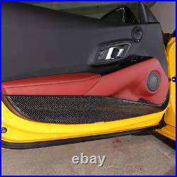For GR Supra 2020-2023 Carbon Fiber Interior Door Anti-Kick Panel Trim sticker
