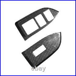 For GT86 FR-S Subaru BRZ Interior Door Window Switch Cover Trim Carbon Fiber