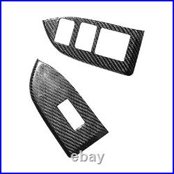 For GT86 FR-S Subaru BRZ Interior Door Window Switch Cover Trim Carbon Fiber