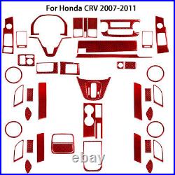 For Honda CR-V CRV Carbon Fiber Interior Center Control Full Set Trim Cover 2007 For Honda CR-V CRV Carbon Fiber Interior Center Control Full Set Trim Cover 2007
