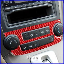 For Honda CR-V CRV Carbon Fiber Interior Center Control Full Set Trim Cover 2007