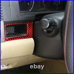 For Honda CR-V CRV Carbon Fiber Interior Center Control Full Set Trim Cover 2007