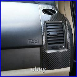 For Honda CR-V CRV Carbon Fiber Interior Center Control Full Set Trim Cover 2007